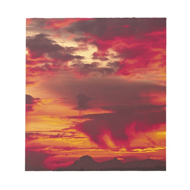 USA, Washington, Seattle. Sunrise Notizblock (Vorderseite)