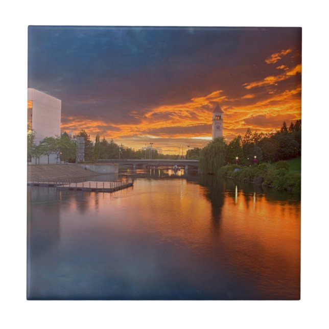 USA, Washington, Spokane, Riverfront Park Fliese (Vorderseite)