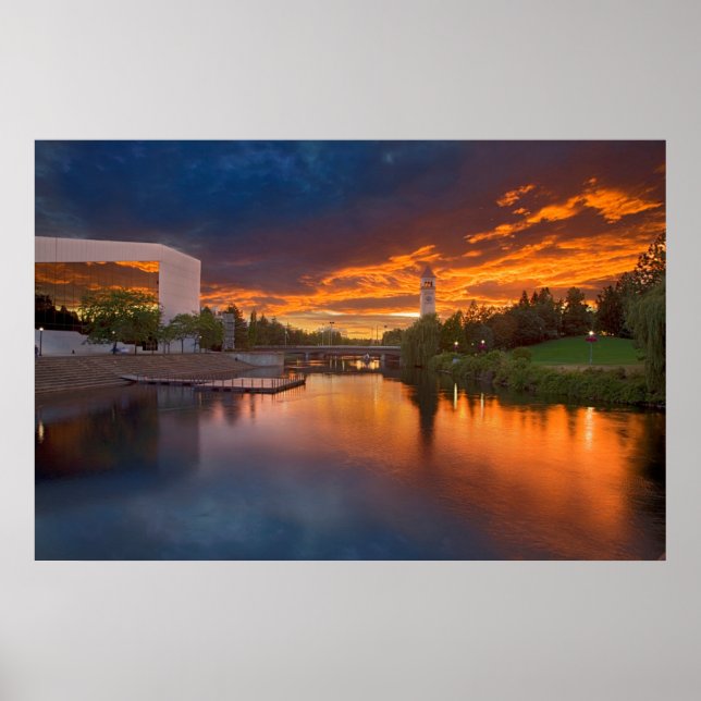 USA, Washington, Spokane, Riverfront Park Poster (Vorne)