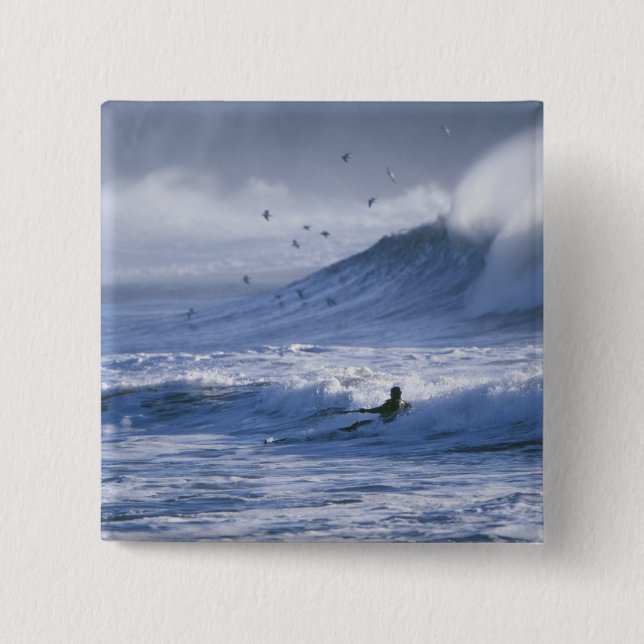 USA, Washington Staat, La Push. Kajak Button (Vorderseite)