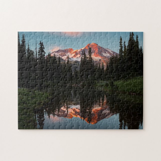 USA, Washington Staat. Rainier-Reflection Puzzle (Horizontal)