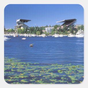 USA, Washington Staat, Seattle, Quadratischer Aufkleber