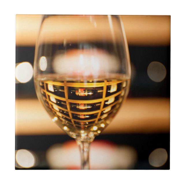 USA, Washington, Walla.Weinglas Fliese (Vorderseite)