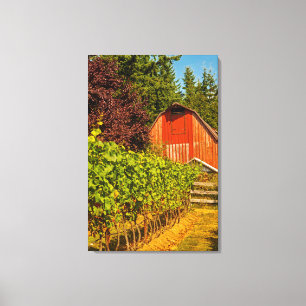 USA, Washington, Whidbey Island. Weingut Leinwanddruck