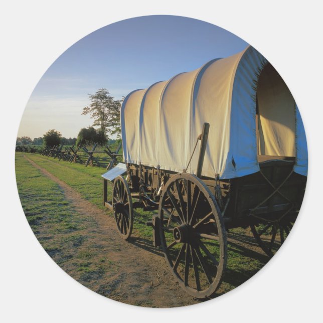 USA, Washington, Whitman National Mission Runder Aufkleber (Vorderseite)