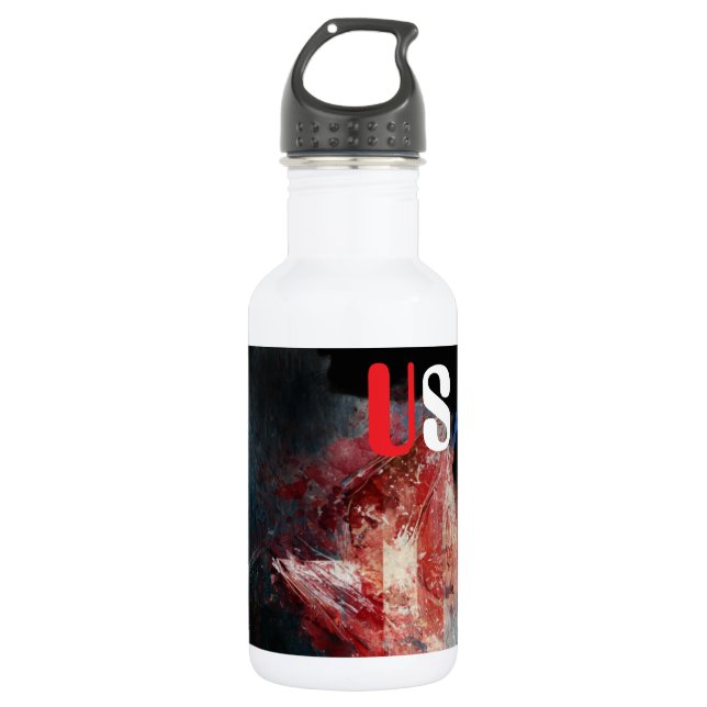 USA-Wasserflasche Edelstahlflasche (Vorderseite)