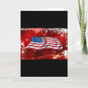 USA-Weihnachten Feiertagskarte