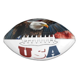 USA Weißkopfseeadler Patriotische Kunst – Fette Am Football