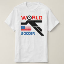 USA Weltfußball-T-Shirt