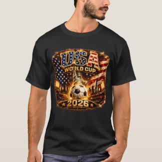 USA Weltmeisterschaft 2026 Vintage Liberty Fußball T-Shirt