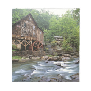 USA, West Virginia, Babcock SP. Rustic Glade Notizblock
