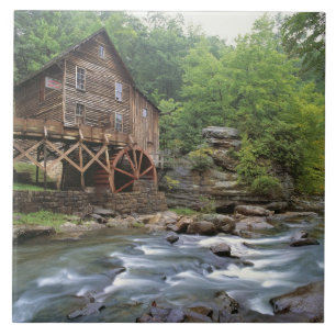 USA, West Virginia, Babcock SP. Rustikal Fliese