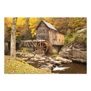 USA, West Virginia, Clifftop. Babcock State 2 Fotodruck