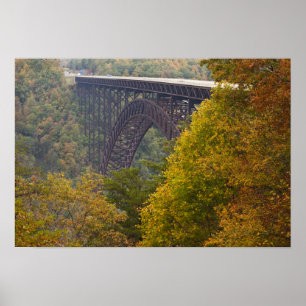 USA, West Virginia, Fayetteville. Neufluss Poster