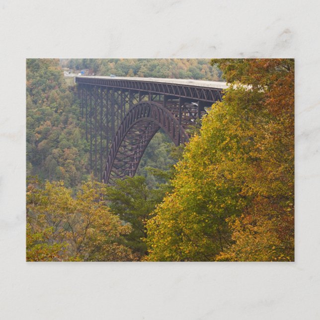 USA, West Virginia, Fayetteville. New River Postkarte (Vorderseite)