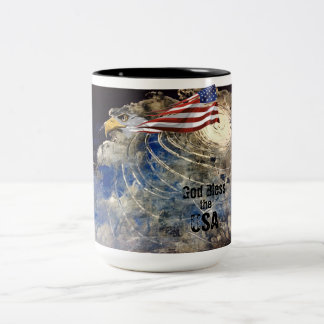 USA Whirling Earth Tasse