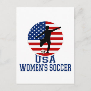 USA Women's Soccer Postkarte
