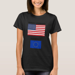 USA World Economic Power Europe Untergeordnetes La T-Shirt