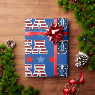 USA Wrapping Paper Geschenkpapier