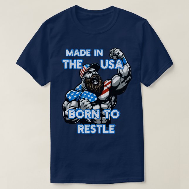 USA WRESTLING 5 T-Shirt (Design vorne)