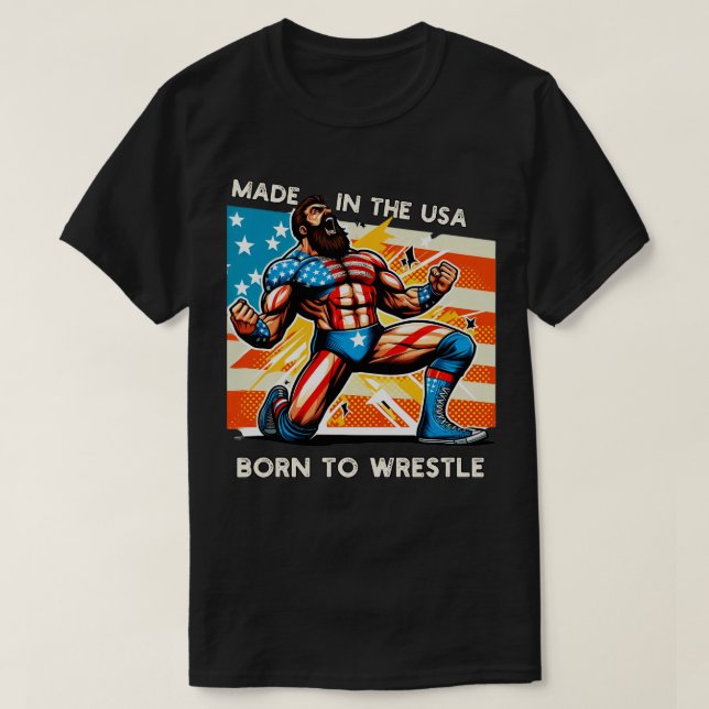 USA WRESTLING T-Shirt (Design vorne)