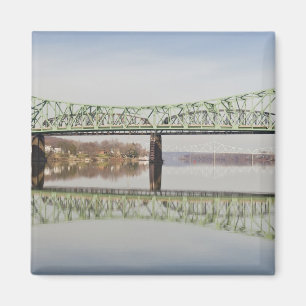 USA, WV, Parkersburg. Parkersburg-Belpre Magnet