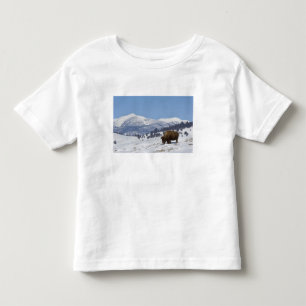 USA, WY, Yellowstone NP, Amerikanischer Bison Biso Kleinkind T-shirt