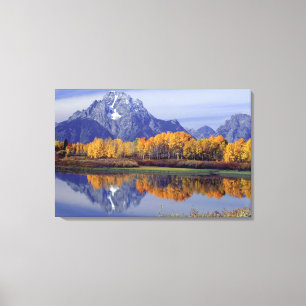 USA, Wyoming, Grand Teton National Park. Berg 2 Leinwanddruck
