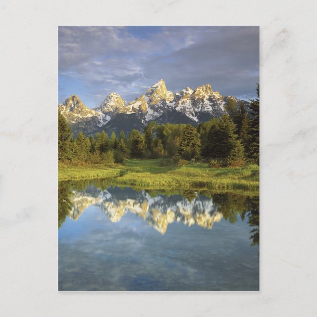 USA, Wyoming, Grand Teton National Park. Grand 2 Postkarte (Vorderseite)