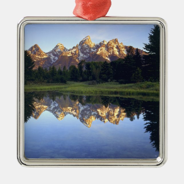 USA, Wyoming, Grand Teton National Park. Grand Ornament Aus Metall (Vorne)