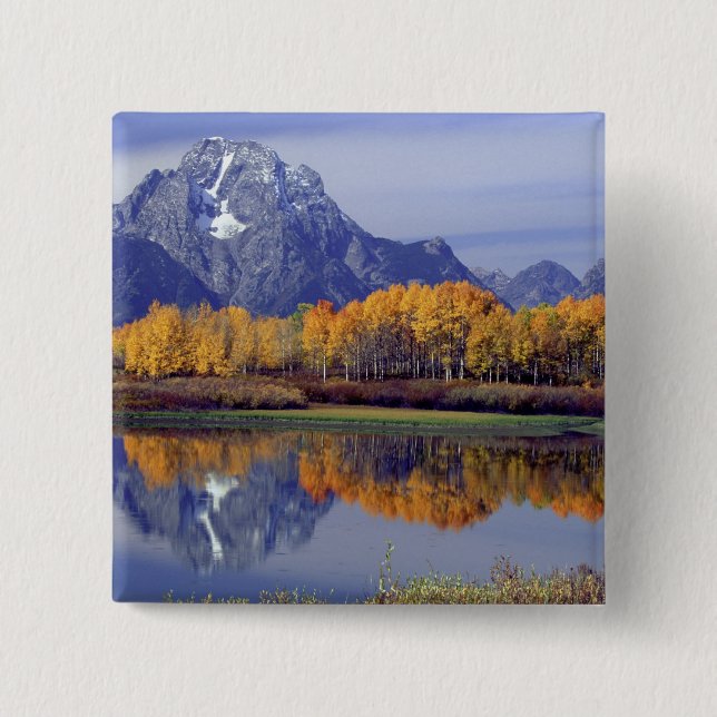USA, Wyoming, Grand Teton National Park. Mt. Button (Vorderseite)