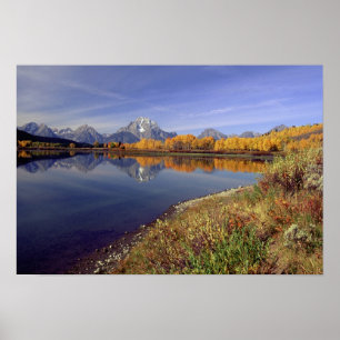 USA, Wyoming, Grand Teton National Park. Mt. Poster