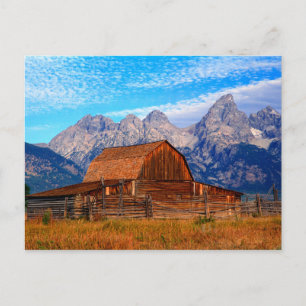 USA, Wyoming, Grand Teton National Park. Postkarte
