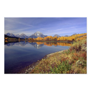 USA, Wyoming, Grand Teton Nationalpark. Berg 2 Fotodruck