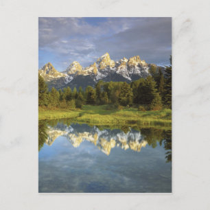 USA, Wyoming, Grand Teton Nationalpark. Grand 2 Postkarte