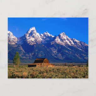 USA, Wyoming, Grand-Teton-Nationalpark, Morgen Postkarte