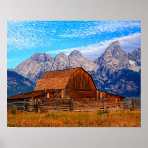 USA, Wyoming, Grand-Teton-Nationalpark. Poster
