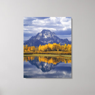 USA, Wyoming, Grand Teton NP. Gegen die Leinwanddruck