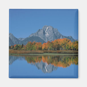 USA, Wyoming, Grand Tetons National Park in 4 Magnet