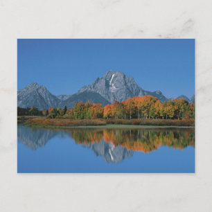 USA, Wyoming, Grand-Tetons-Nationalpark in 4 Postkarte