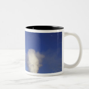 USA, Wyoming. Yellowstone-Nationalpark. Alt Zweifarbige Tasse