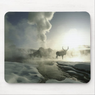 USA, Wyoming, Yellowstone Nationalpark. Sunrise Mousepad