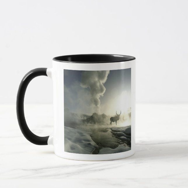USA, Wyoming, Yellowstone Nationalpark. Sunrise Tasse (Links)