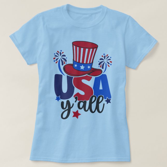USA Y'all Women's T - Shirt (Design vorne)