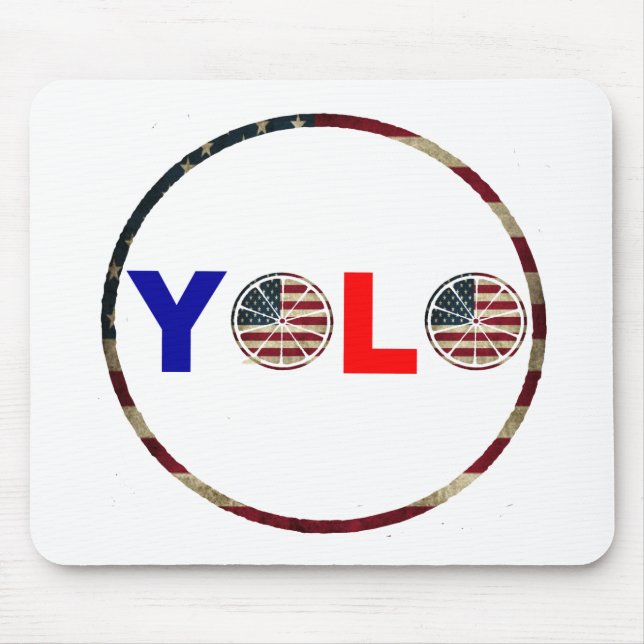 USA YOLO Mousepad (Vorne)