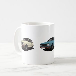 USA Yugo in drei Farben Kaffeetasse