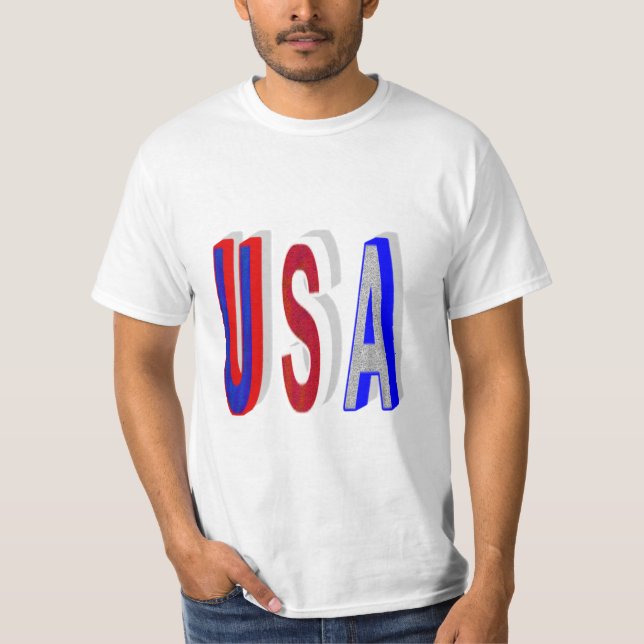 USA zazzle T-Shirt (Vorderseite)