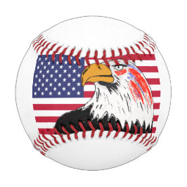USA Zeichn eines Adlers Baseball