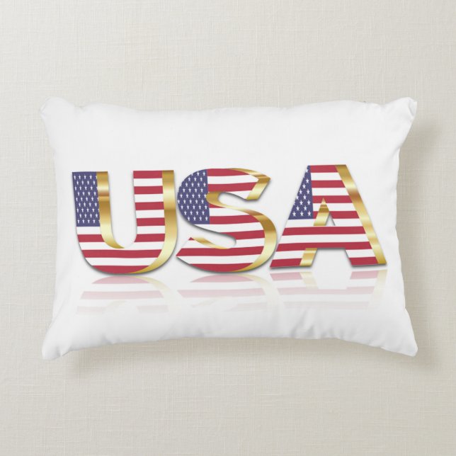 USA ZIERKISSEN (Vorderseite)