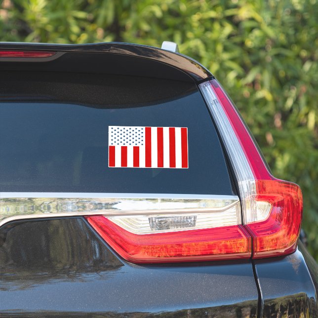 USA - Zivile Flagge der Peacetime Aufkleber (Auto Seite)
